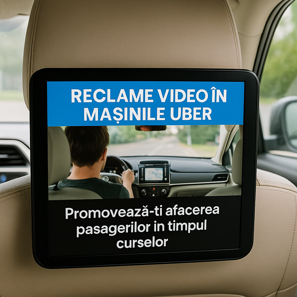 Interfață de promovare pe tabletă pentru afaceri locale